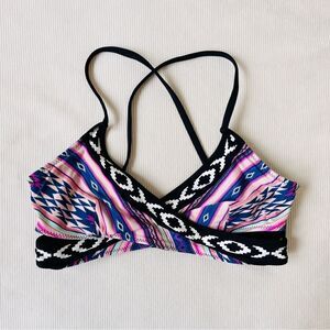 Rip Curl Womens Swimwear Bikini Bra Top Beach Resort Summer Ocean Striped XS New